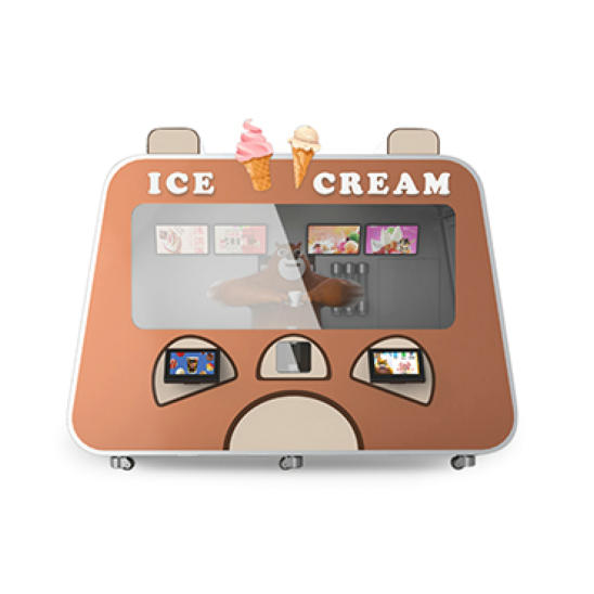 冰淇淋自助售卖机手板模型
